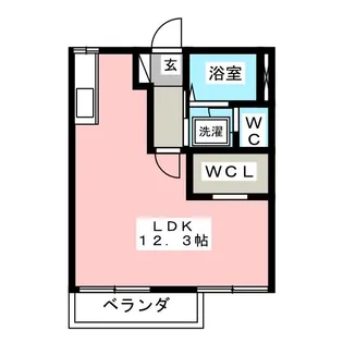 コーポジラフ【2階】の間取り