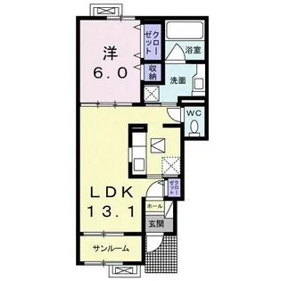 ウインベル N2【1階】の間取り