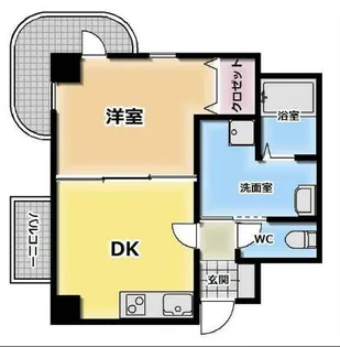 ローズ【3階】の間取り