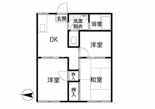 リゾート高麗【1階】の間取り
