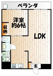 浅香レジデンス【5階】の間取り