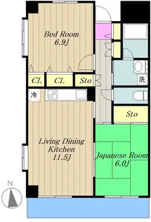 フォレスター2【1階】の間取り