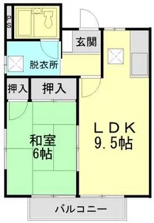 コーポ秀建【2階】の間取り