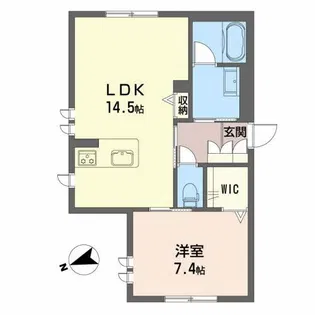 パラディーソ【1階】の間取り