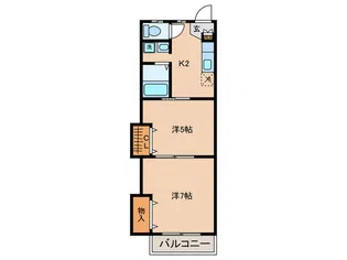 シャンポールY【2階】の間取り