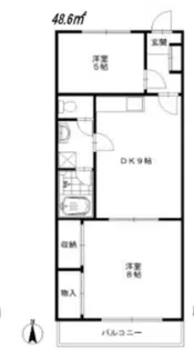 JUNひばりヶ丘【2階】の間取り