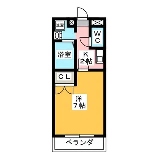 STRUSTA太閤【6階】の間取り