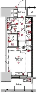 MAXIV東別院【14階】の間取り