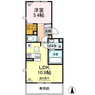 カーメラ【2階】の間取り
