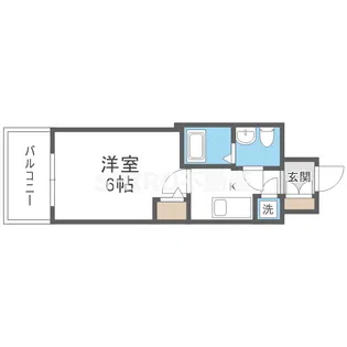 アドバンス西梅田ラシュレ【3階】の間取り