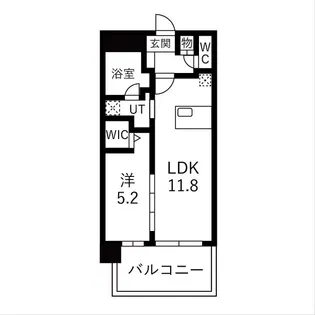 ヒルクレストELGRAND本山【6階】の間取り