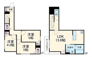 BLOOM COURTの間取り