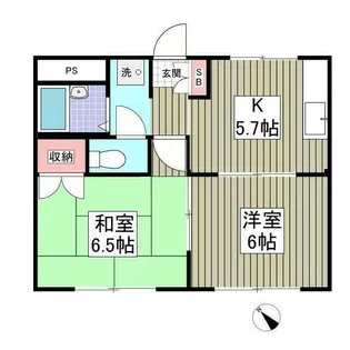 ユーハウス【1階】の間取り