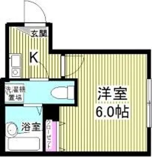 リバーサイド滝頭B棟【3階】の間取り