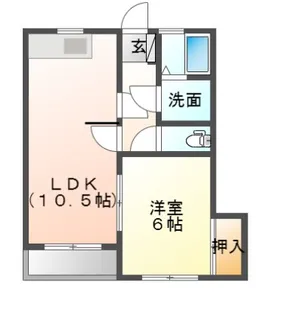 サンハイツアサマ【2階】の間取り