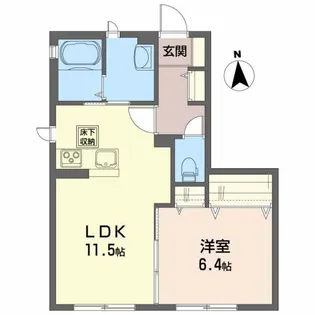 シャーメゾン・リジェール【1階】の間取り