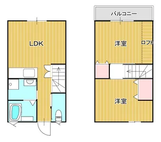 ハイツ・グローリーB棟の間取り