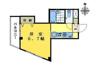 ヴィラ目白学園【1階】の間取り