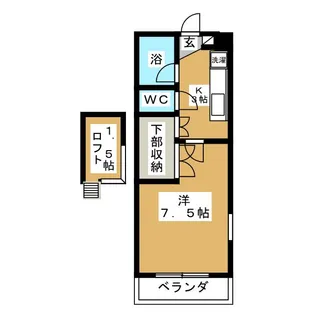 ベルコリーヌ【2階】の間取り