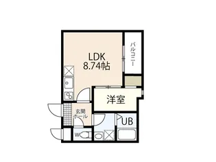 スマイルレジデンス廿日市本町【3階】の間取り