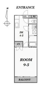 ペアスタ常三島【3階】の間取り