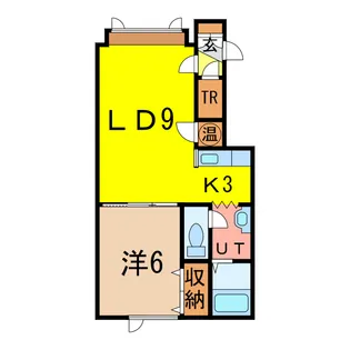 アイリス【2階】の間取り