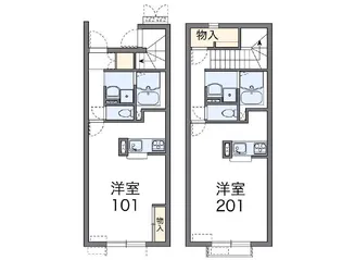 レオネクスト東土代【2階】の間取り