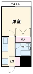 しみづ荘II【1階】の間取り