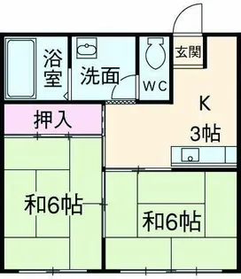 エクセル谷津【2階】の間取り