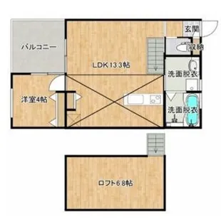 PALAZZO【1階】の間取り