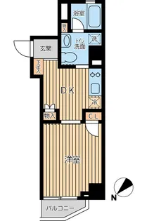 オーキッドレジデンス蔵前II【2階】の間取り