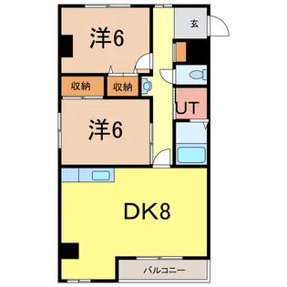 アーバンライフ東7条【3階】の間取り