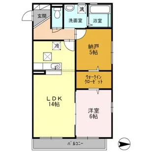 セレニテ【2階】の間取り