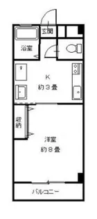 ディーズマンション【3階】の間取り