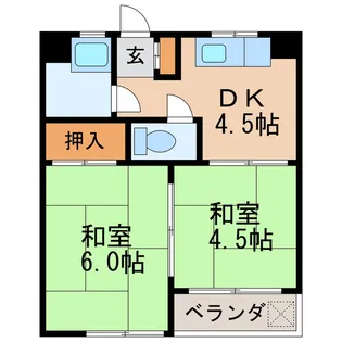 つるいビル【4階】の間取り