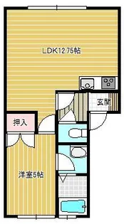 ●クィーンズパークB【1階】の間取り