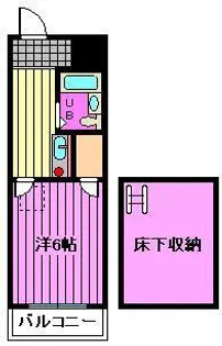 グランパレス【1階】の間取り