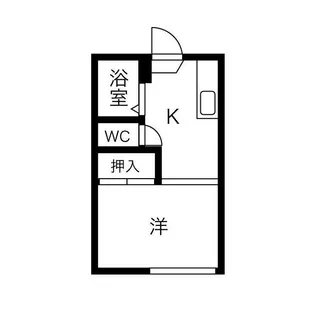 神奈川県茅ヶ崎市旭が丘【アパート】の間取り
