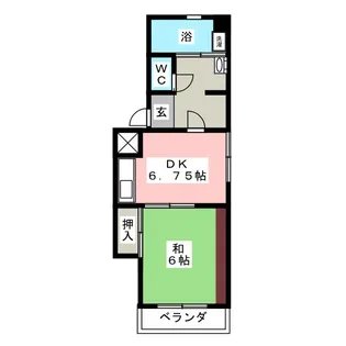 コーポ板橋【2階】の間取り