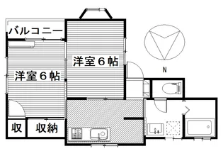 ポシブル【2階】の間取り