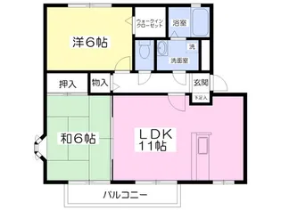 フォレスト・ガーデンB館【2階】の間取り