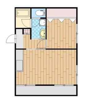 鳴戸ビル【4階】の間取り