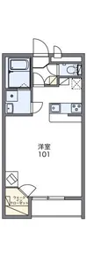 レオパレスコンフォーツM【1階】の間取り