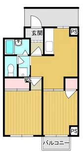 御幸ビル【4階】の間取り