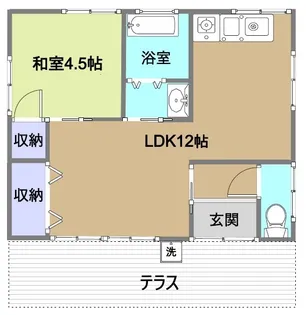 静岡県掛川市家代【一戸建】の間取り