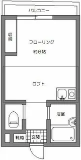 フィールドハイツ東伏見【2階】の間取り