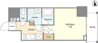 エスタート三田【10階】の間取り