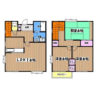 グリーンピア石川の間取り