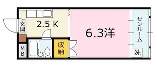 岩岡ビル【3階】の間取り