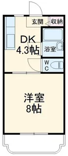 クレイドル【2階】の間取り